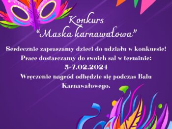 Konkurs „Maska Karnawałowa”